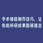 学术墙报制作技巧，让你的科研成果脱颖而出