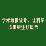 学术墙报设计，让科研成果更生动展示
