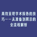高效呈现学术报告的技巧——从准备到展示的全流程解析
